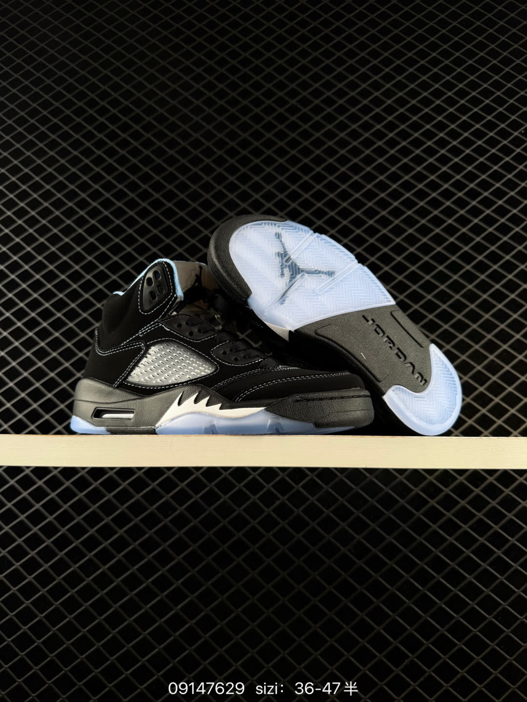 Air Jordan 5 Retro Black University Blue-DD0587-008